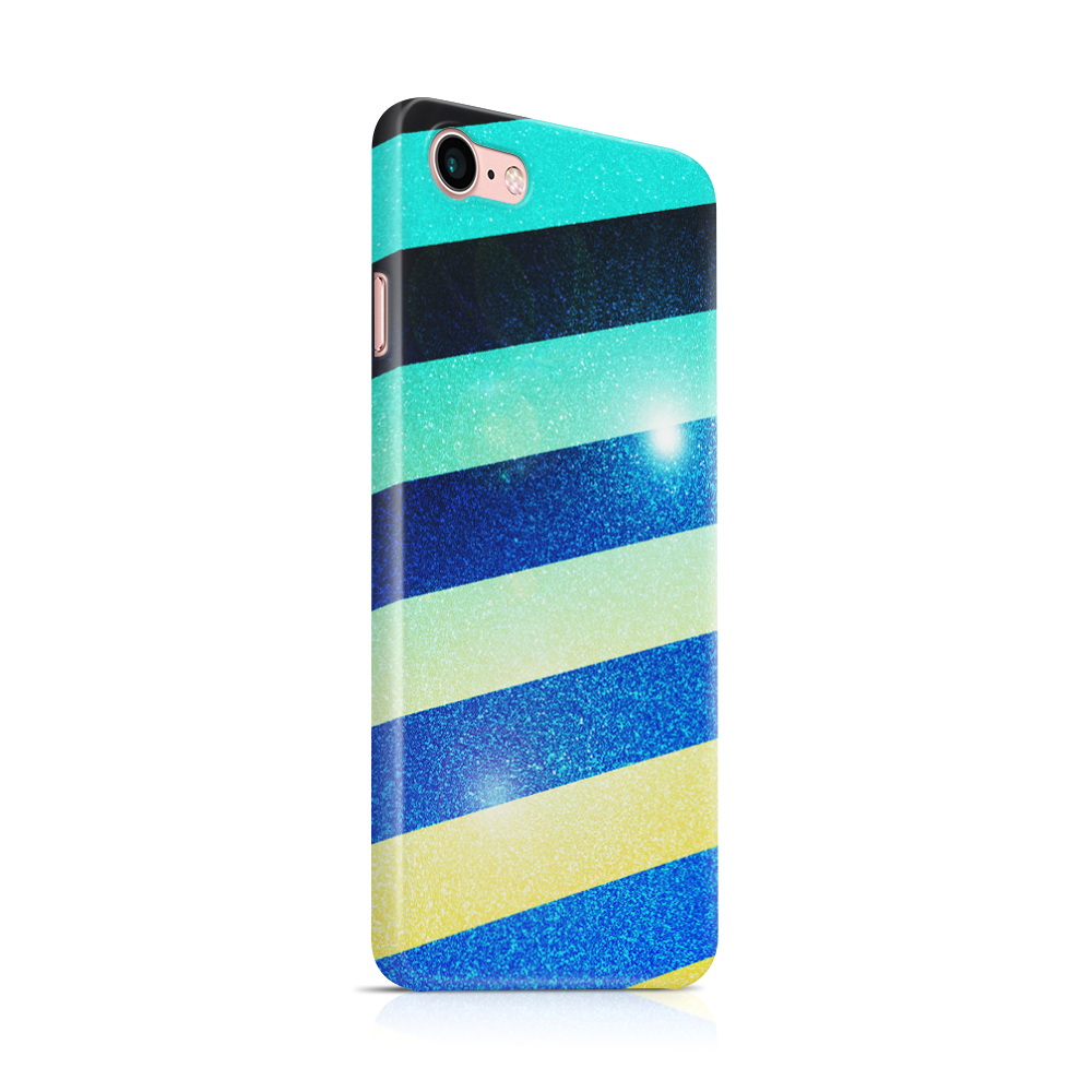 TheMobileStore Print Cases
Skal till Apple iPhone 7/8 - Striped Colorful Glitter