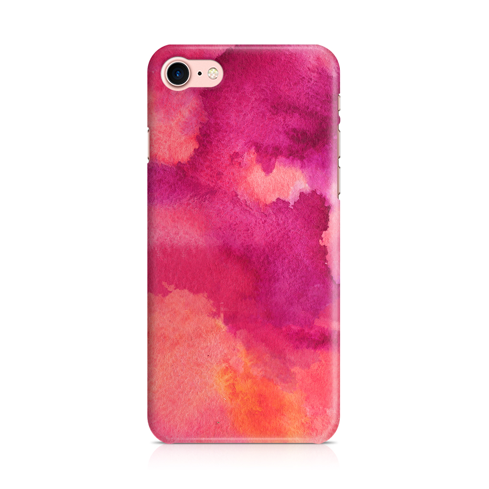 Skal till Apple iPhone 7/8 - Vattenfärg - Rosa