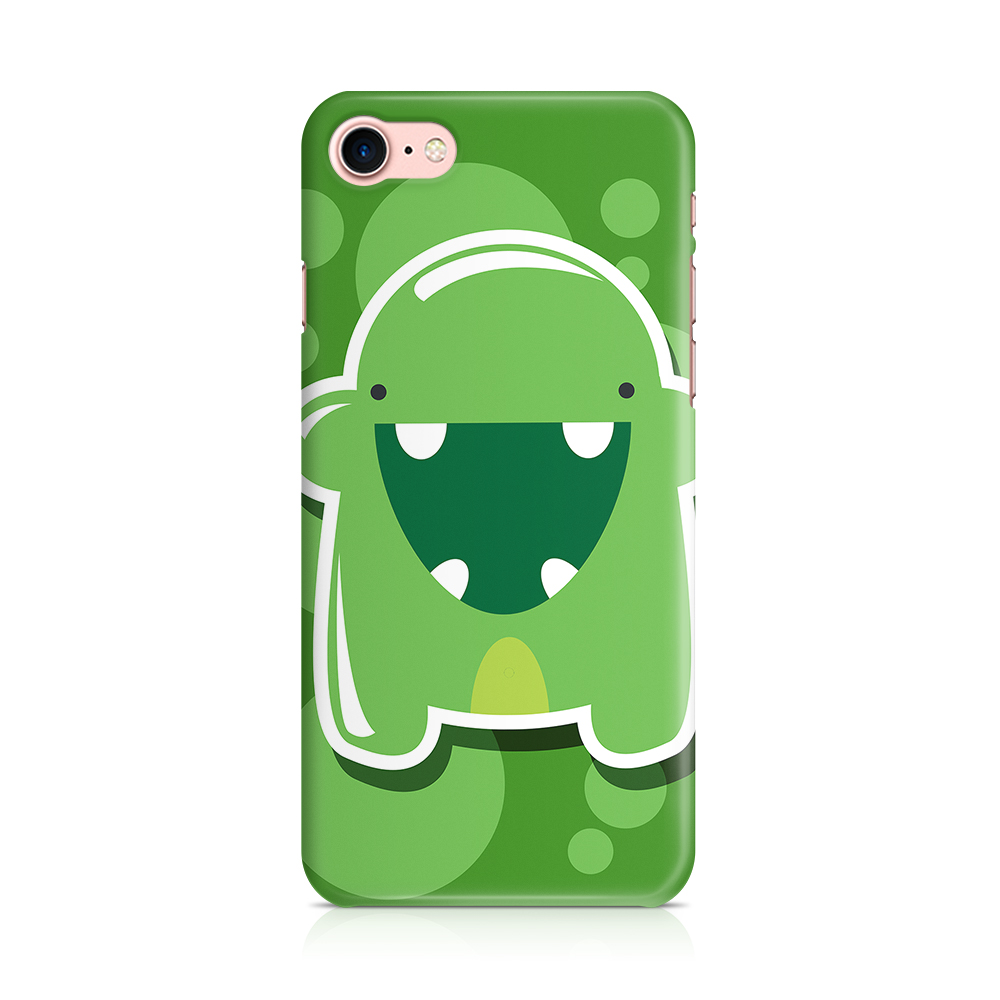 Skal till Apple iPhone 7/8 - Bubbelmonster - Grön