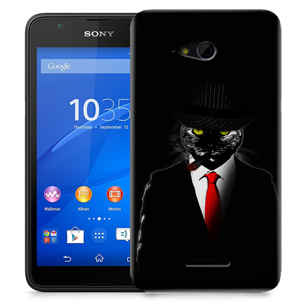 TheMobileStore Print Cases
Skal till Sony Xperia E4g - Mobster Cat