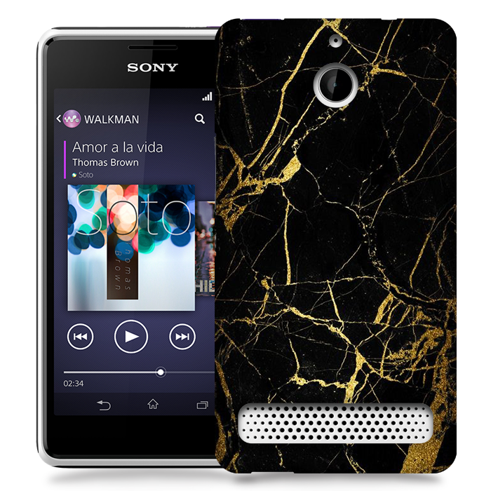 TheMobileStore Print Cases
Skal till Sony Xperia E1 - Marble - Svart