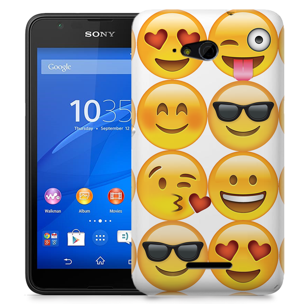 TheMobileStore Print Cases
Skal till Sony Xperia E4g - Emoji - Smileys
