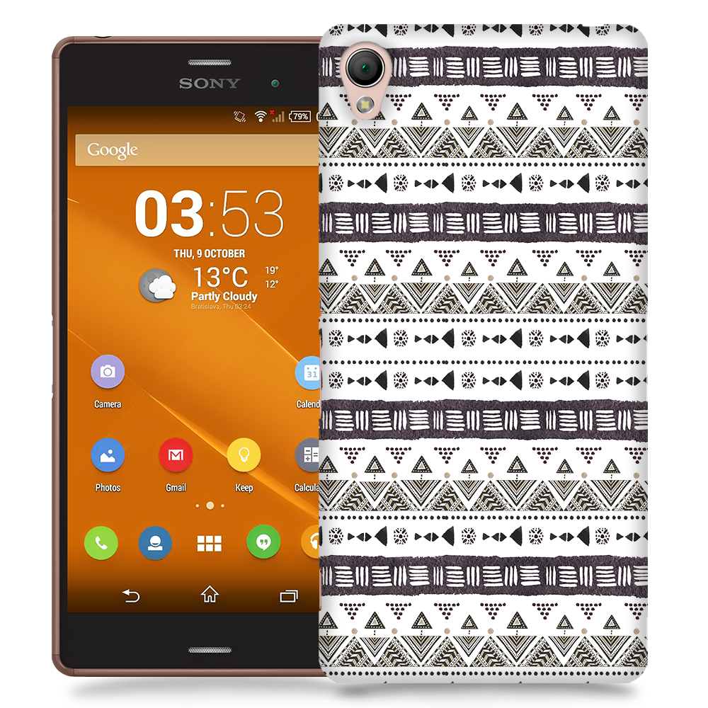 TheMobileStore Print Cases
Skal till Sony Xperia Z3 - Mönster - Svart/Vit