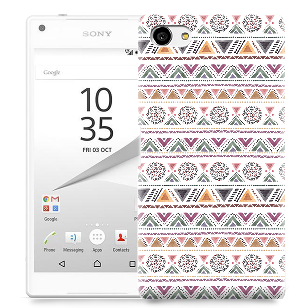 themobilestore-3
Skal till Sony Xperia Z5 Compact - Mönster - Vit/Lila