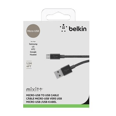 UTGÅTT
Belkin Premium Micro-Usb Charge/sync Kabel 1.2m - Metallic Svart
