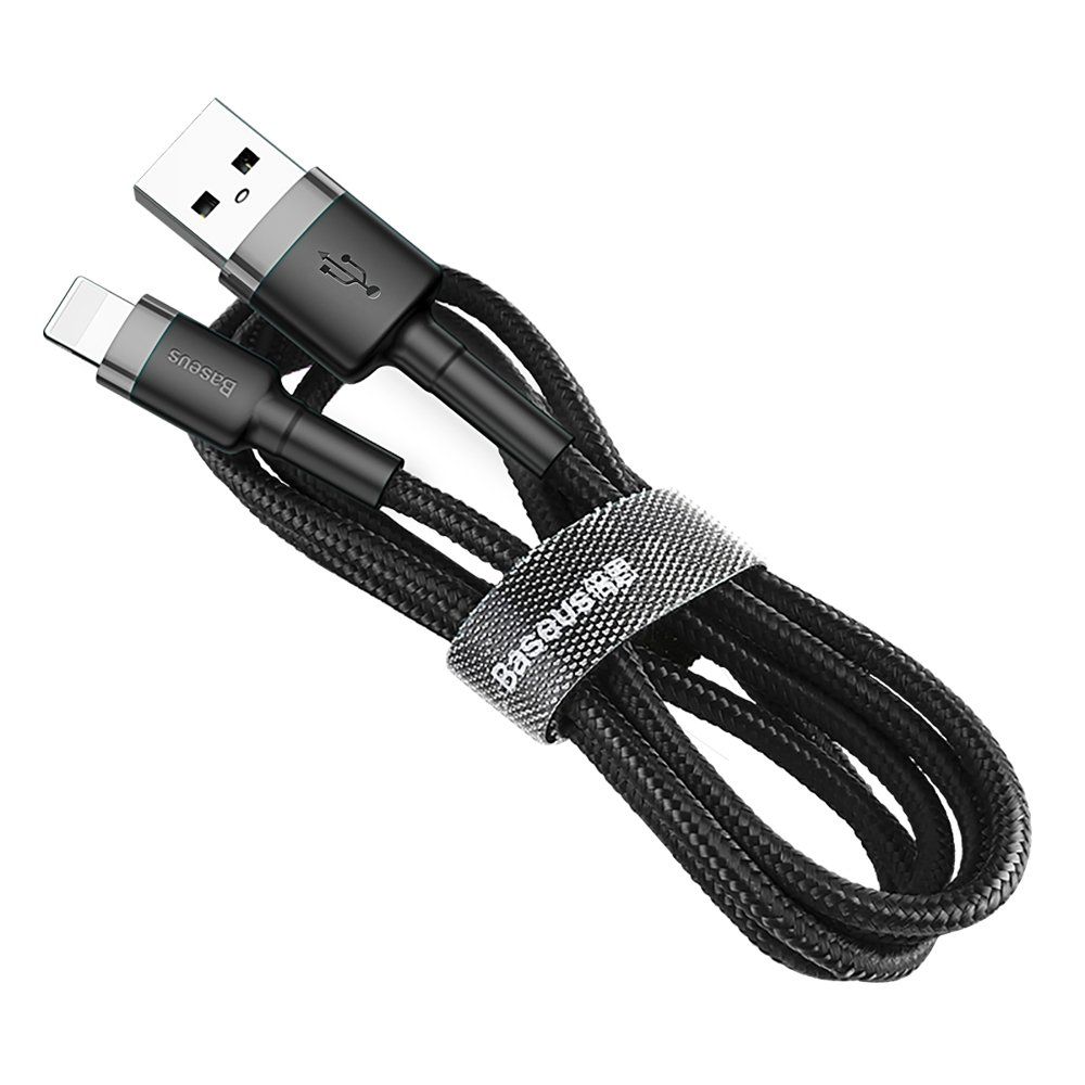 BASEUS
BASEUS Cafule Lightning Kabel 300 cm Grå / Svart