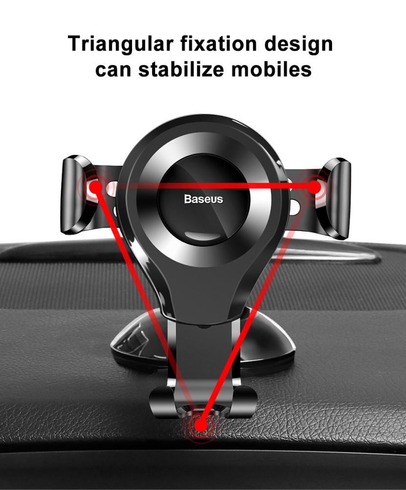 BASEUS
BASEUS Osculum Vikt Car Mount Svart