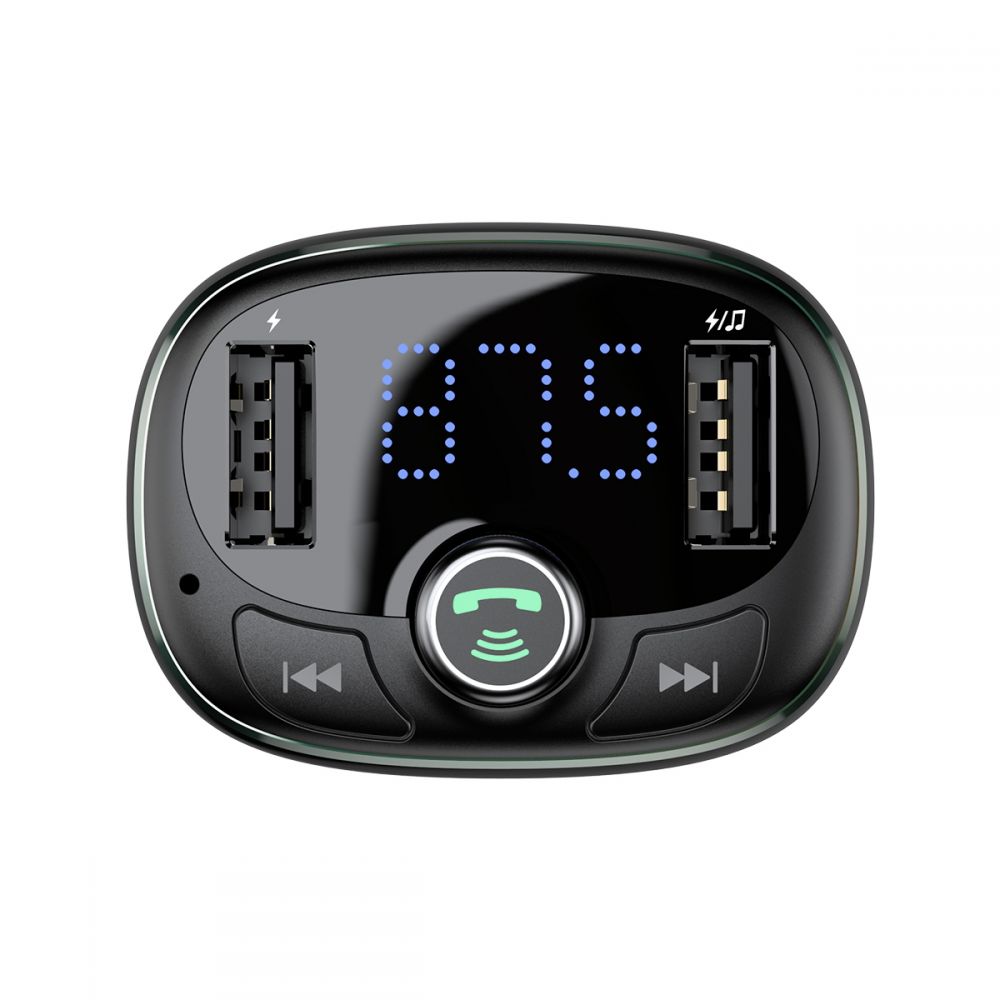 BASEUS
BASEUS Tm01 2-Port Usb Billaddare + Sändare Fm Svart