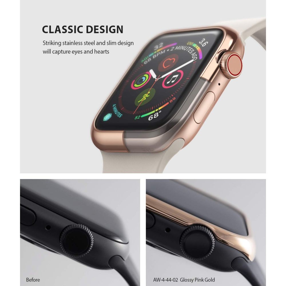Ringke
RINGKE Bezel Styling Apple Watch 4/5 (44Mm) Glänsande Rosa Guld