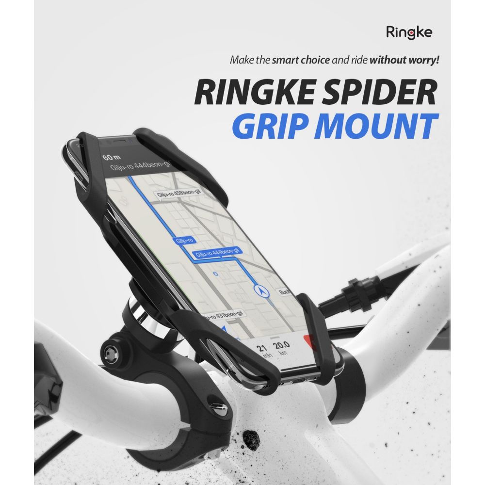 Ringke - Ringke Spider Mobilhållare för Cykel - Svart
