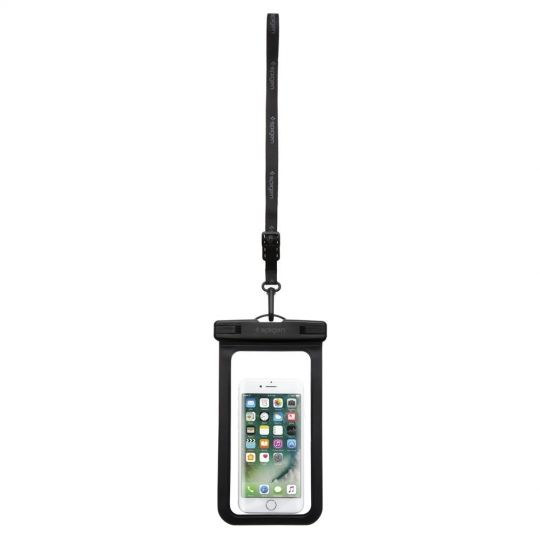 UTGATT1 - Spigen Universala Vattentät Mobilväskor A600 - Svart