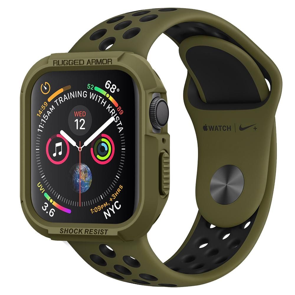 Spigen
SPIGEN Rugged Armor Apple Watch 4 / 5 / 6 / 7 / SE (44 / 45 mm) Olive Grön