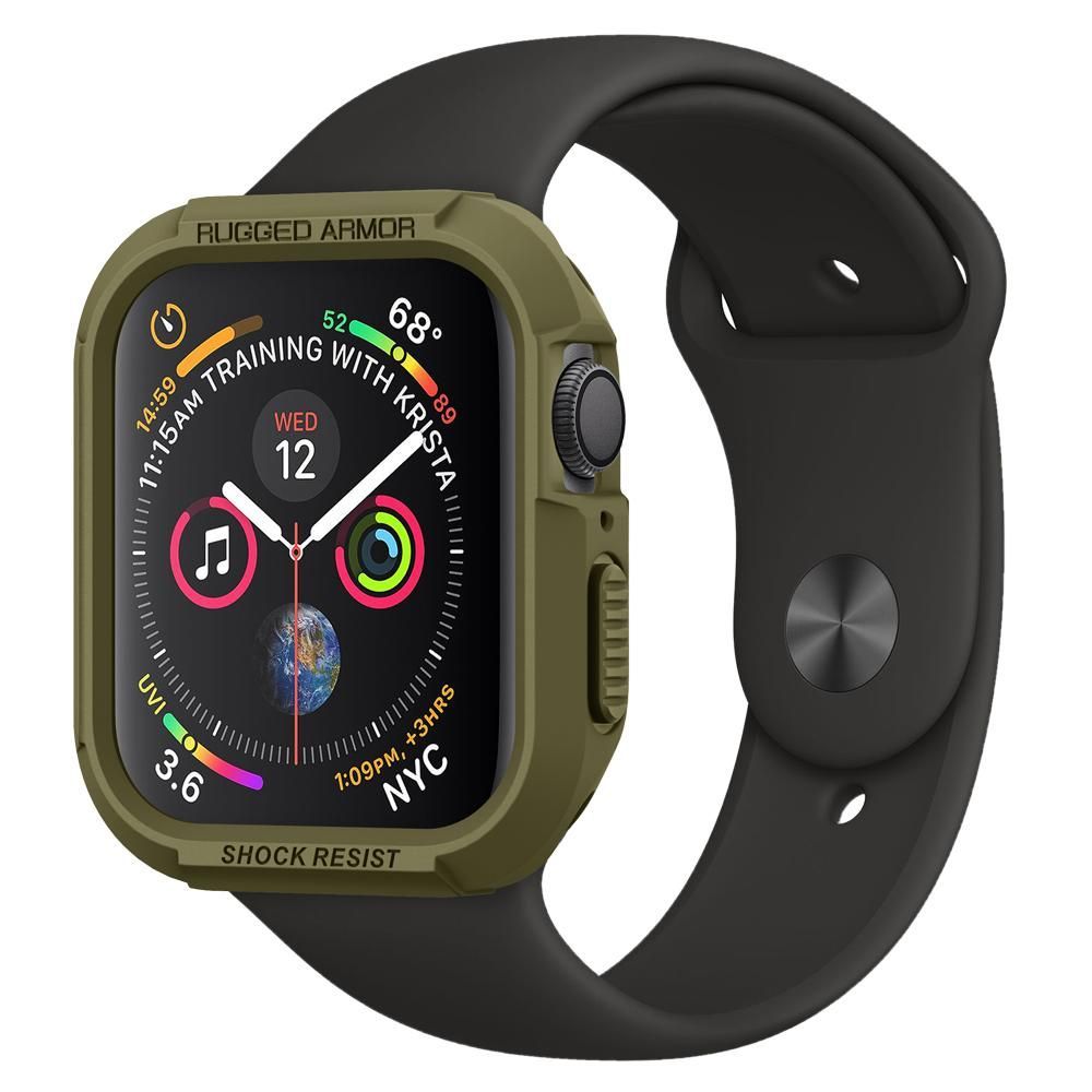 Spigen
SPIGEN Rugged Armor Apple Watch 4 / 5 / 6 / 7 / SE (44 / 45 mm) Olive Grön