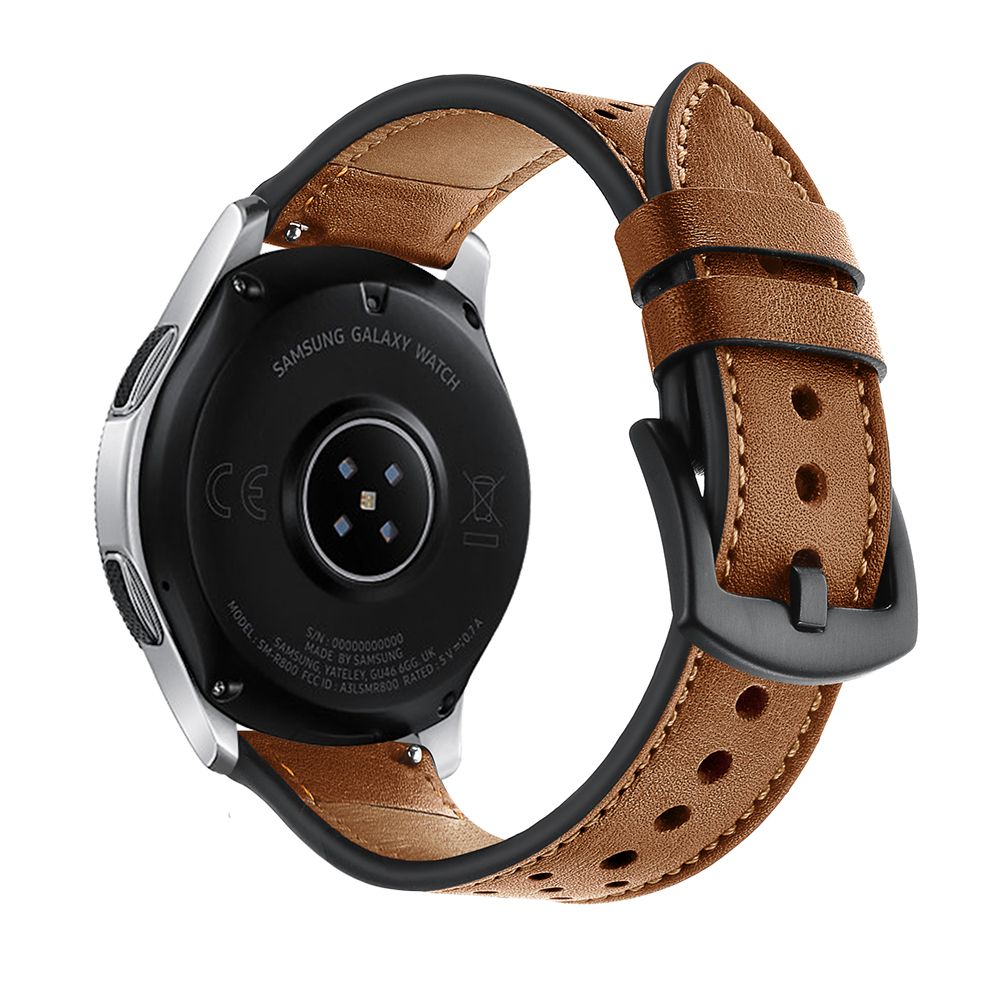 Tech-Protect - Tech-Protect Läder Samsung Galaxy Watch 46Mm Brown