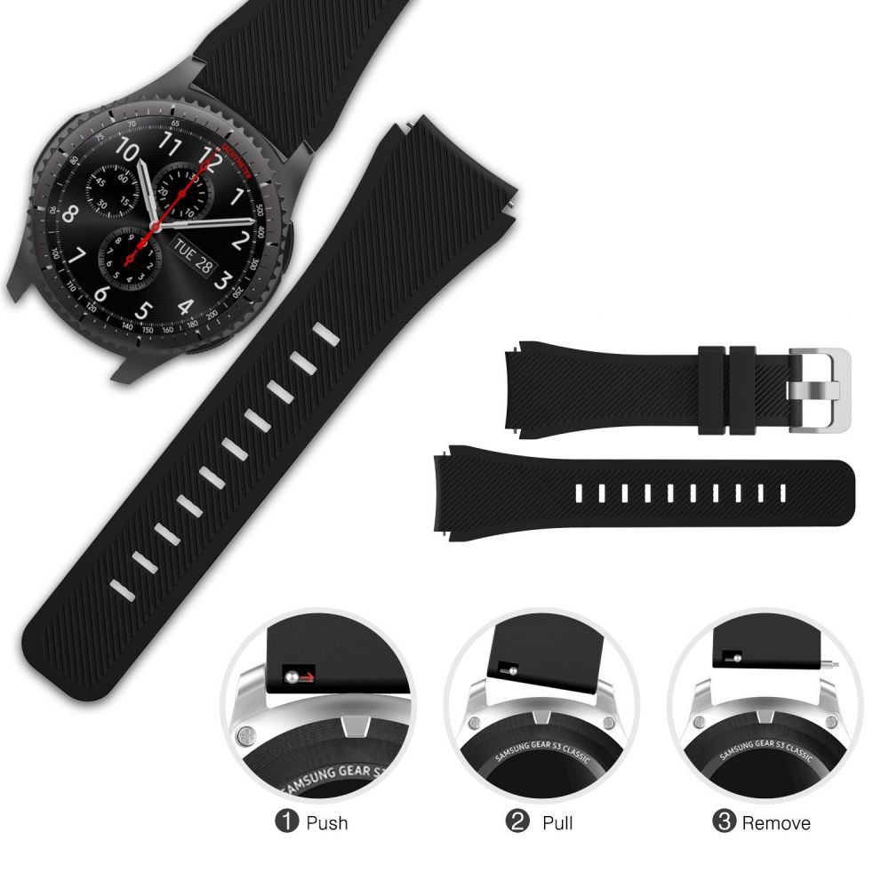 Tech-Protect - Tech-Protect Smoothband Samsung Galaxy Watch 46Mm Svart