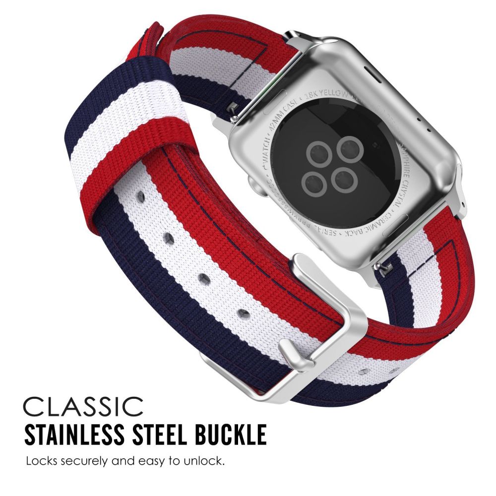 Tech-Protect
Tech-Protect Welling Apple Watch 1/2/3/4/5 (38/40mm) Marin / Röd