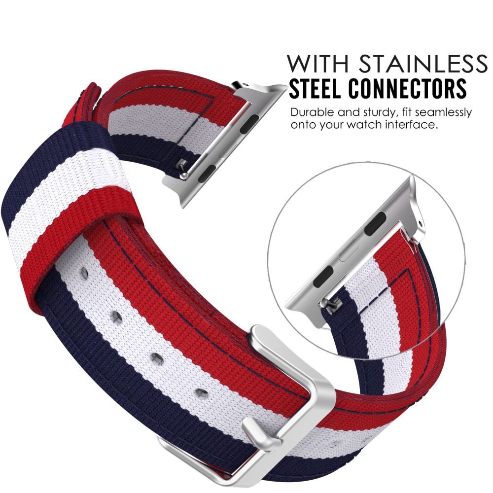 Tech-Protect
Tech-Protect Welling Apple Watch 1/2/3/4/5 (38/40mm) Marin / Röd