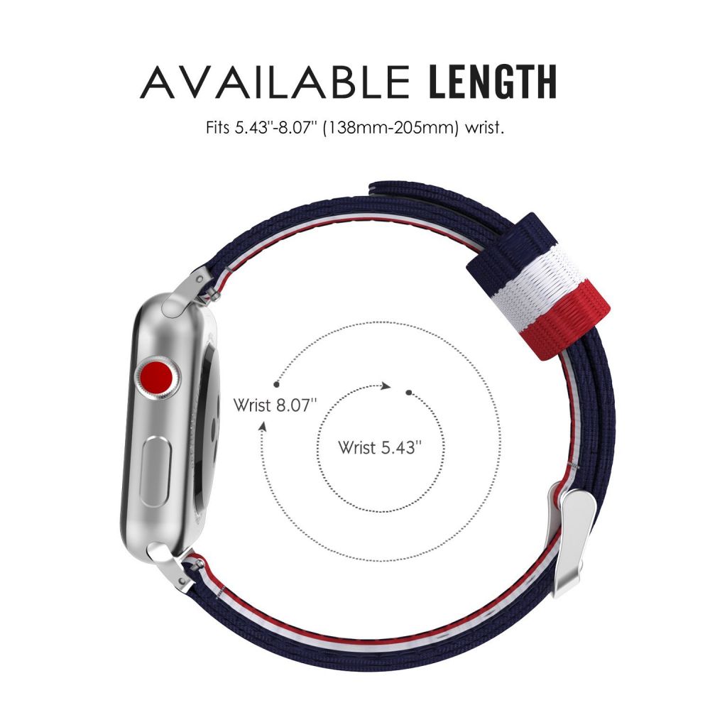Tech-Protect
Tech-Protect Welling Apple Watch 1/2/3/4/5 (38/40mm) Marin / Röd