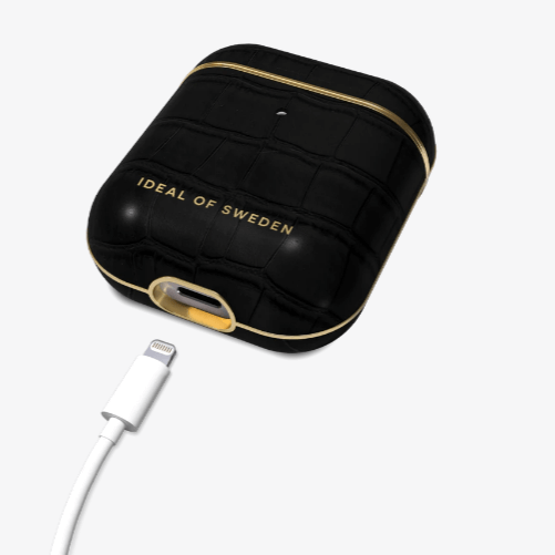 iDeal of Sweden - iDeal of Sweden | Apple Airpods 1/2 Case Black Croco