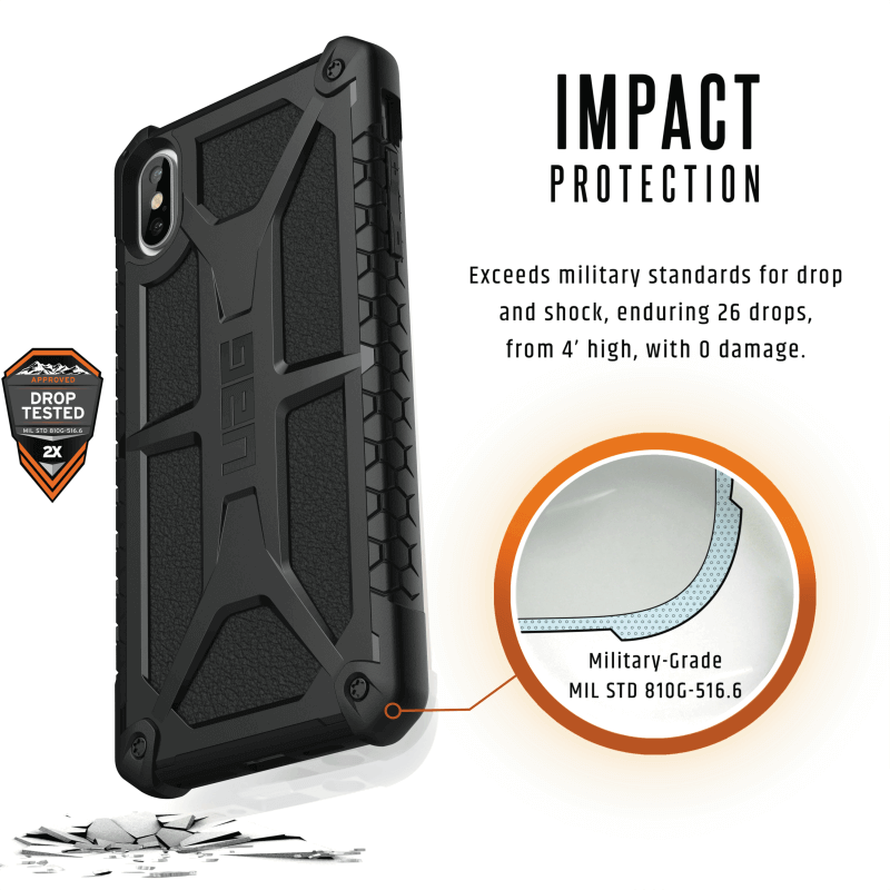 UTGÅTT
UAG iPhone XS Max Monarch Cover - Black