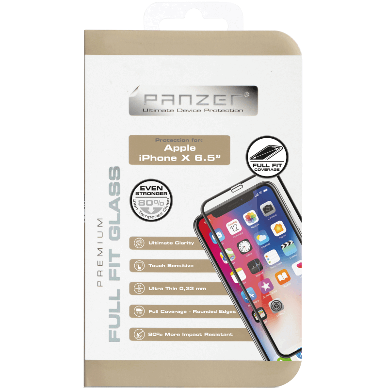 Panzer
Panzer iPhone XS Max Full-Fit Silicate Glass - Black