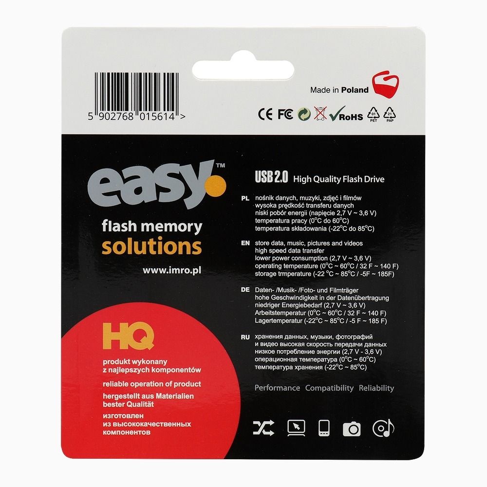 Imro - Imro Portable Memory Pendrive Easu (Eco) 4GB