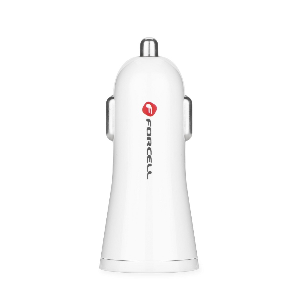 Forcell - Billaddare Forcell med USB socket - 2.4A med QC 3.0