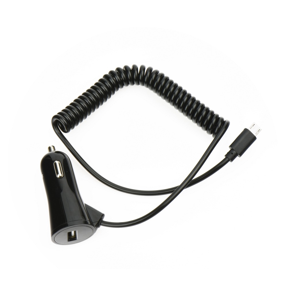 Blue Star - Blue Star Billaddare med micro USB data Kabel + USB socket 3A