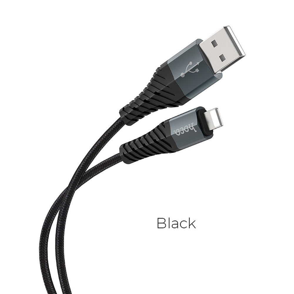 HOCO COOL USB-A till Lightning kabel X38 1m Svart