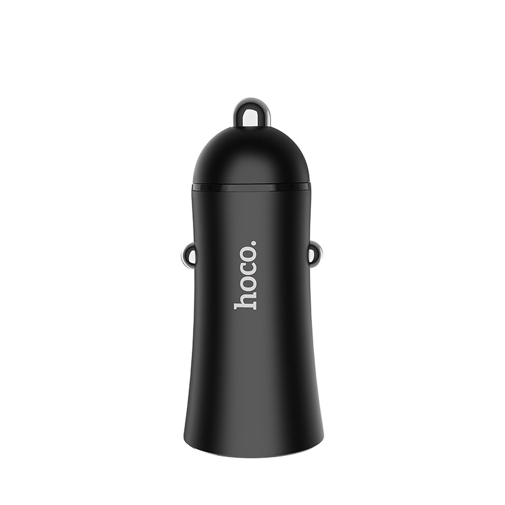 Hoco - HOCO Easy Route Dual Port Mini Billaddare 3.1A Z30 - Svart