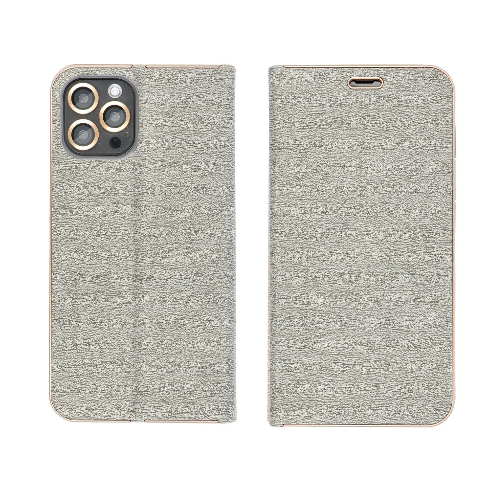 Forcell - Forcell LUNA Guld fodral till Huawei P Smart 2021 silver