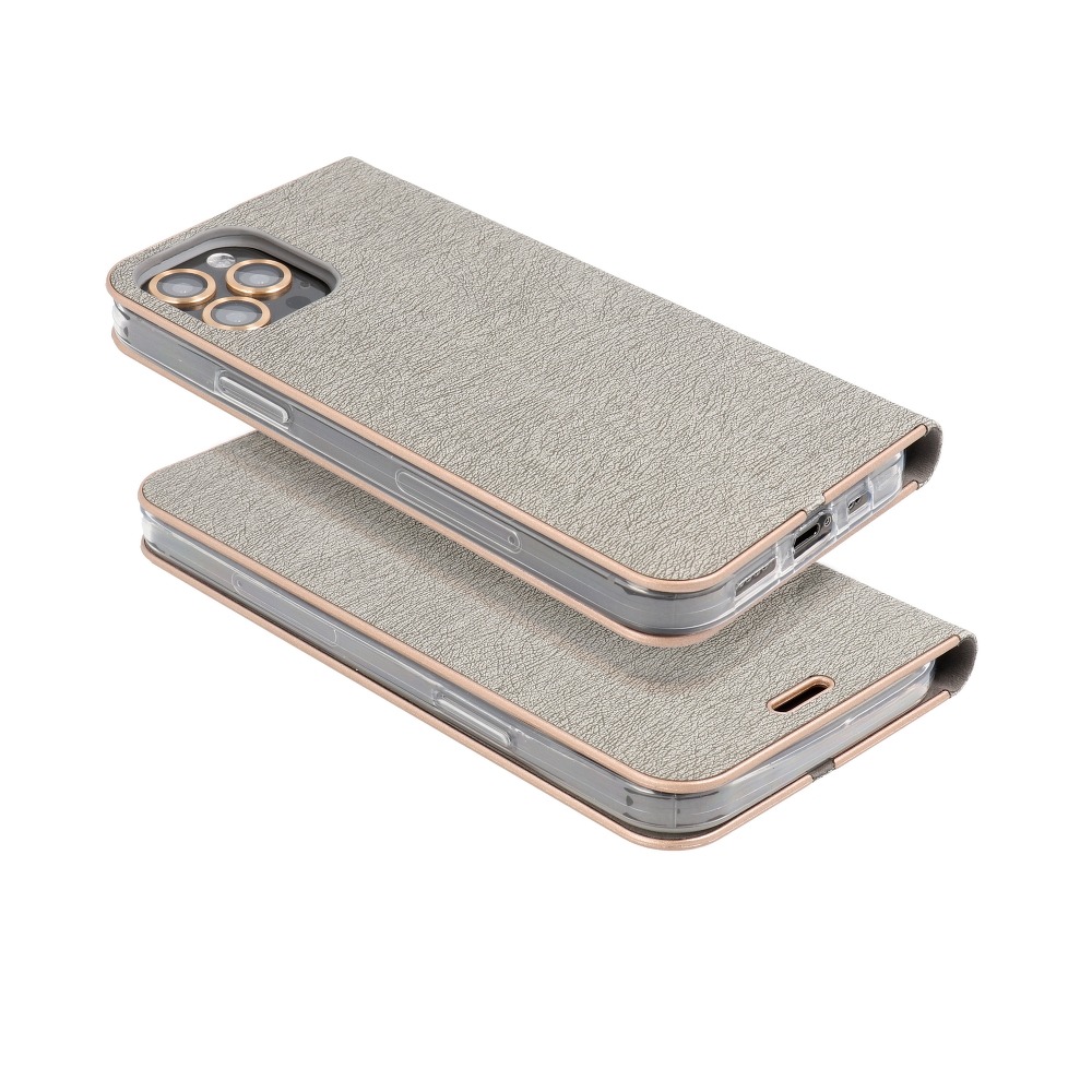 Forcell - Forcell LUNA Guld fodral till Huawei P Smart 2021 silver