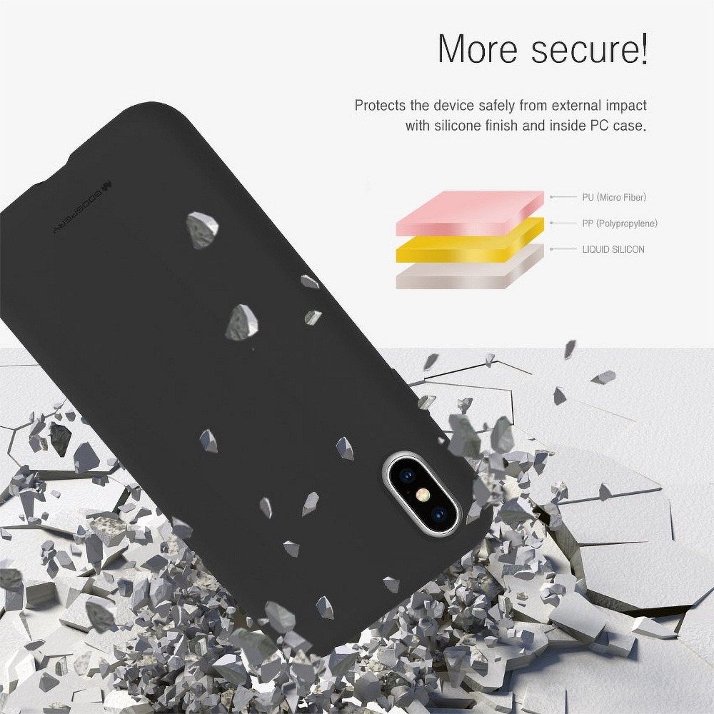 Goospery - Mercury Silicone skal till iPhone 13 MINI violet