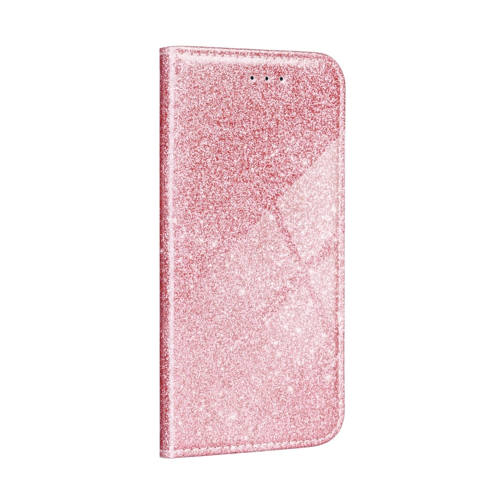 Forcell - Forcell SHINING plånboksfodral till Samsung Galaxy S21 Plus Roséguld