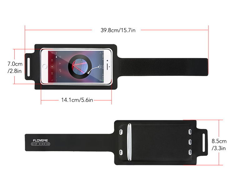 Floveme
Floveme 4.7'' Sports Handband - Svart