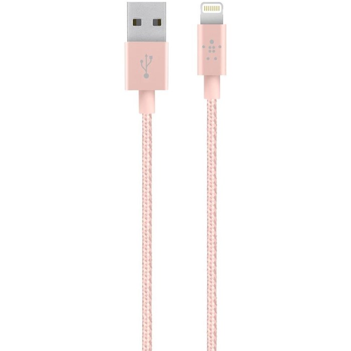 Belkin
Belkin Premium Lightning Charge/sync Kabel 1.2m Rose Guld