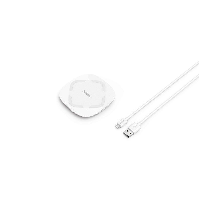 UTGÅTT
Hama Laddare QI 10W Vit Endast USB-kabel medföljer