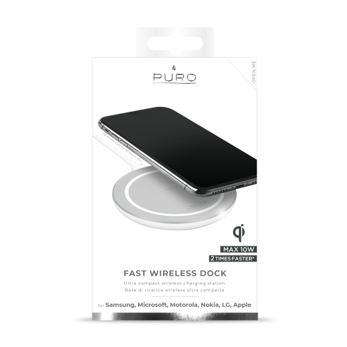 Puro
Puro Kompakt Qi trådlös laddare 10W - Vit