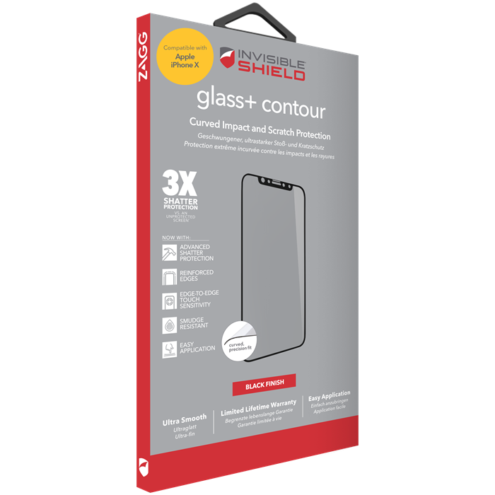UTGÅTT
Zagg Invisibleshield Glass Contour iPhone X/Xs/11 Pro - Svart