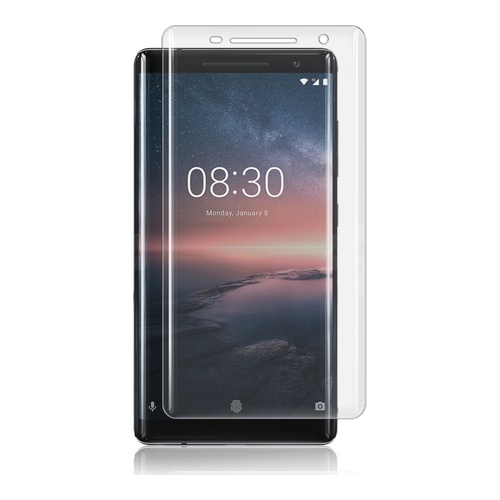 UTGTT - Panzer Curved Glass Nokia 8 Sirocco - Transparent