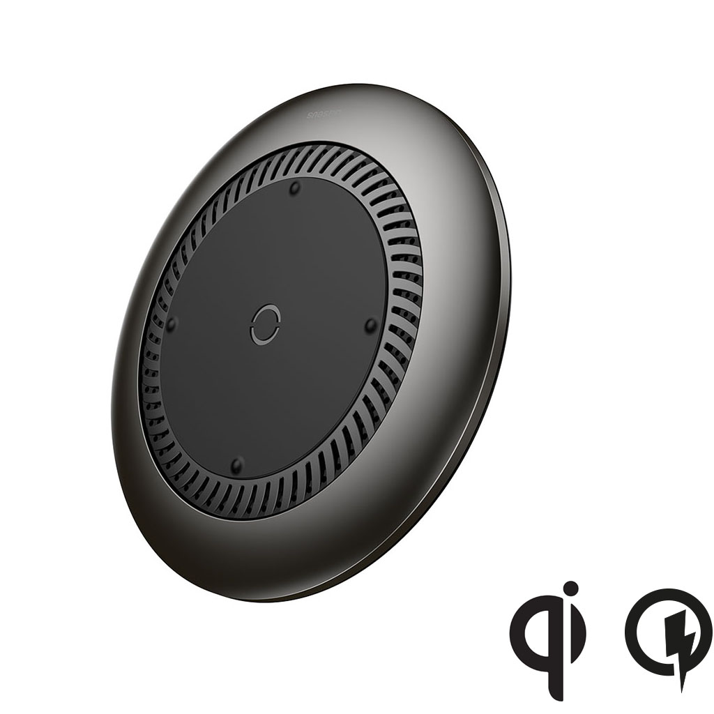 BASEUS - Baseus Whirlwind Trdlsa Quick Charger - Silver
