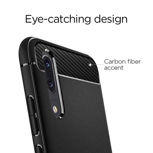 Spigen
Spigen Rugged Armor Skal Till Huawei P20 - Svart