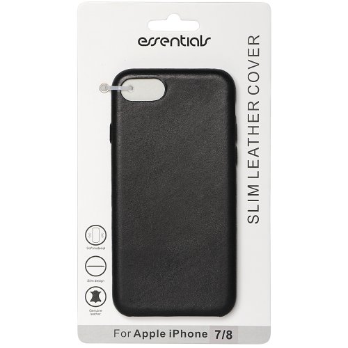 UTGÅTT
Essentials Copenhagen läder cover iPhone 8/7 - Svart