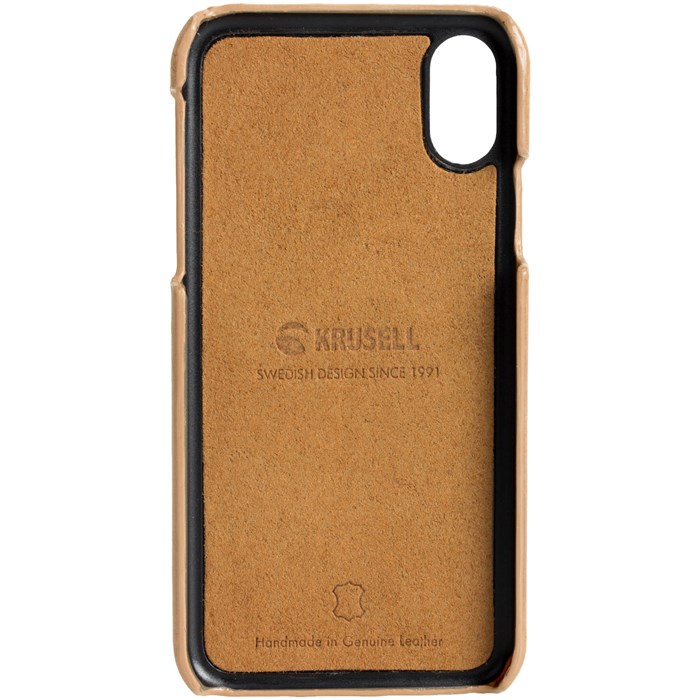 Köp Krusell Sunne 2 Card Cover iPhone XR - Nude 