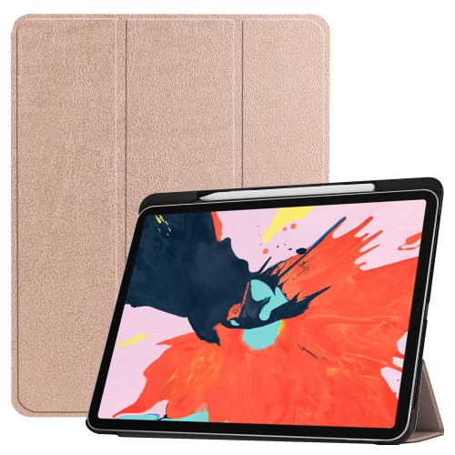 A-One Brand
Tri-Fold Tablet Fodral till iPad Pro 12.9 (2018) - Roséguld