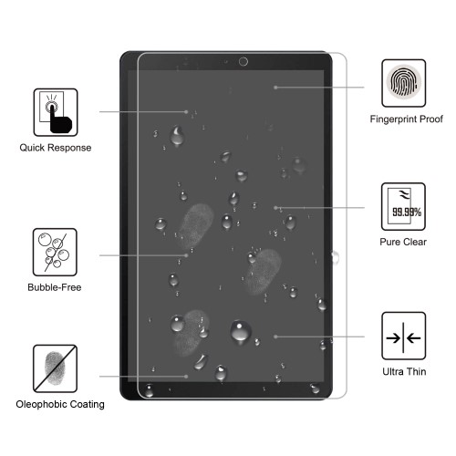 OEM - Arc Edge 9H Härdat Glas Skärmskydd för Samsung Galaxy Tab A 10.1 2019