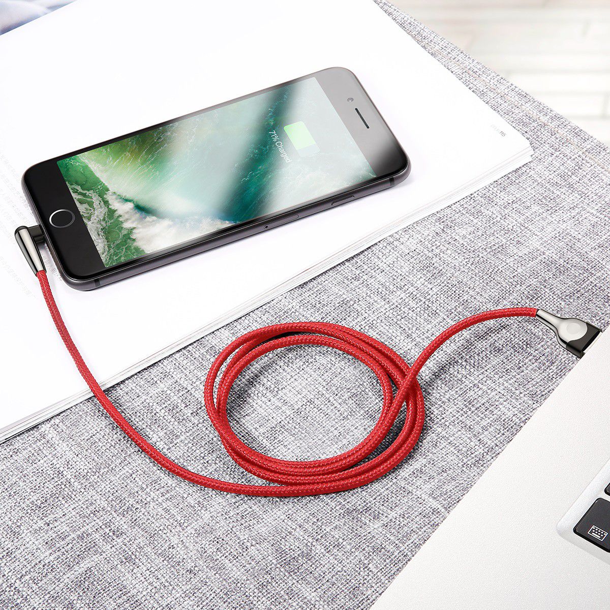 BASEUS
Baseus MVP Mobile Game Lightning-kabel 2.4A 1 m - Röd
