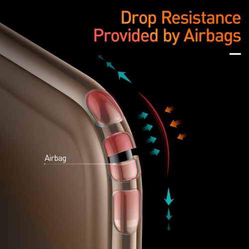 UTGATT4 - Baseus Safety Airbags Skal för iPhone 11 Pro Max - Guld