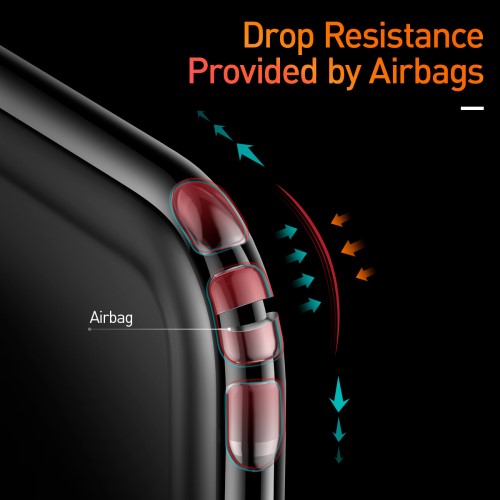 UTGATT4 - Baseus Safety Airbags Skal för iPhone 11 Pro Max - Transparent