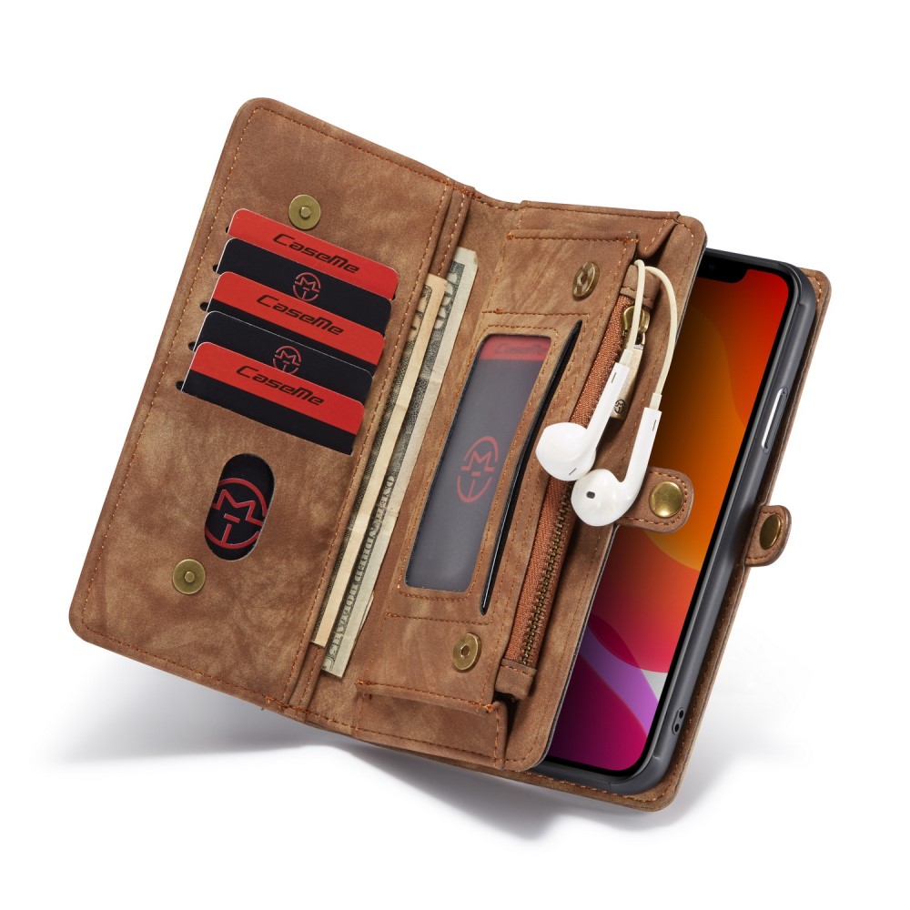 Taltech
CASEME 2-in-1 Plånboksfodral för iPhone 11 Pro - Brun